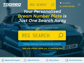 'topreg.co.uk' screenshot