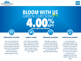 'firstcommunity.net' screenshot