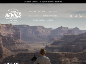 Bewildcollection homepage screenshot