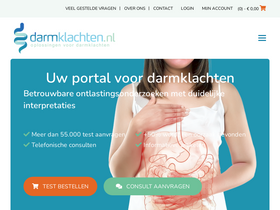 'darmklachten.nl' screenshot
