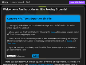 'amiibots.com' screenshot