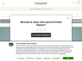 'chasin.nl' screenshot