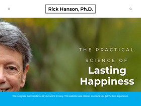 'rickhanson.net' screenshot