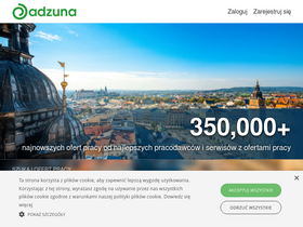 'adzuna.pl' screenshot