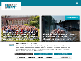 'eurogroupforanimals.org' screenshot