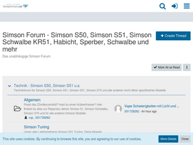 'simsonforum.net' screenshot