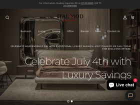 italmodfurniture.com homepage screenshot