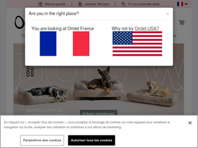 'omlet.fr' screenshot