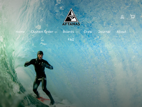 Aftanas homepage screenshot