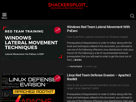 'hackersploit.org' screenshot