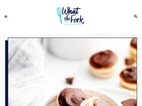 'whattheforkfoodblog.com' screenshot