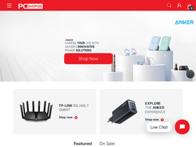 'pcshop.ge' screenshot