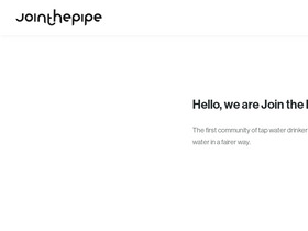 join-the-pipe.org homepage screenshot