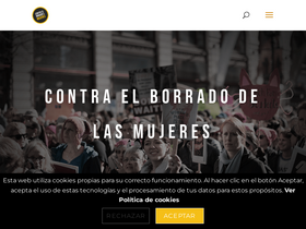 'contraelborradodelasmujeres.org' screenshot