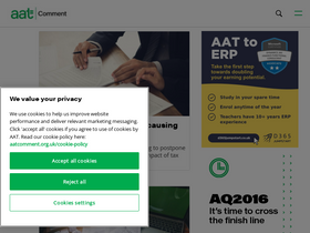'aatcomment.org.uk' screenshot