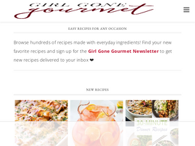 'girlgonegourmet.com' screenshot