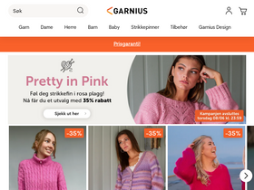 'garnius.no' screenshot