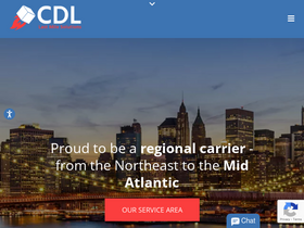 'cdldelivers.com' screenshot