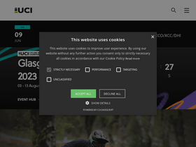 'uci.org' screenshot