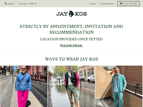 jaykos.com homepage screenshot