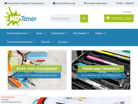 'hd-toner.de' screenshot
