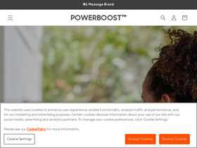 powerboost.com homepage screenshot