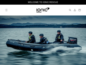 ionicrescue.com homepage screenshot