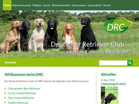 'drc.de' screenshot