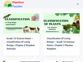 'nepaleseteacher.org' screenshot