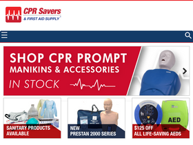 'cpr-savers.com' screenshot