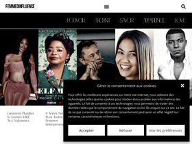 'femmedinfluence.fr' screenshot