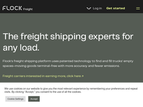 'flockfreight.com' screenshot