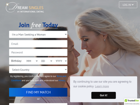 'dream-singles.com' screenshot
