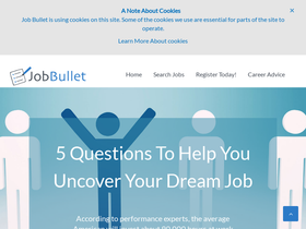 'jobbullet.com' screenshot