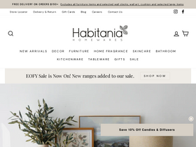 'habitania.com.au' screenshot