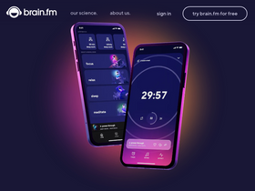 'brain.fm' screenshot