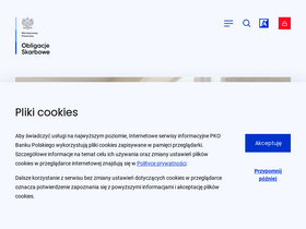 'obligacjeskarbowe.pl' screenshot