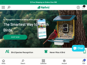nafnti.net homepage screenshot
