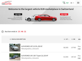 'carauktion.ch' screenshot
