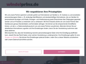 'windelprinz.de' screenshot