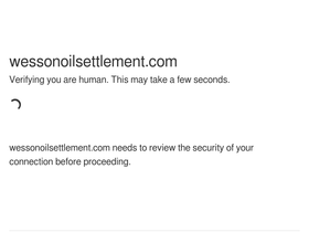 'wessonoilsettlement.com' screenshot