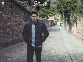'caineleather.co.uk' screenshot