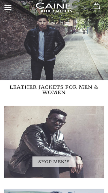 Caine on sale leather jackets