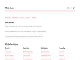 'mollacami.com' screenshot