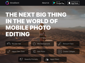 'gradient.photo' screenshot