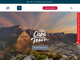'capetown.travel' screenshot