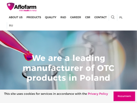 'aflofarm.com.pl' screenshot
