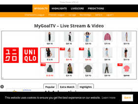 'mygoaltv.xyz' screenshot