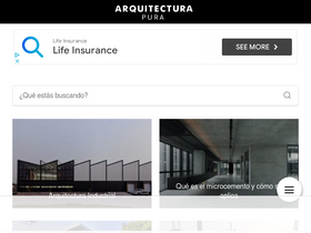 'arquitecturapura.com' screenshot