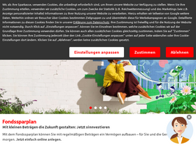 'frankfurter-sparkasse.de' screenshot